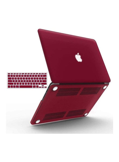 Hard Case And Keyboard Cover For Apple MacBook Air 13-Inch Red