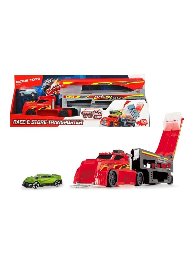 Dickie Race And Store Transporter Play Set Multicolour - Image 1
