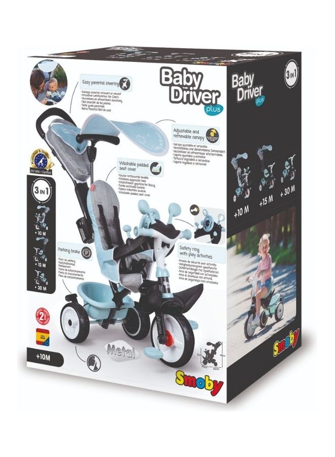 3-In-1 Baby Driver Plus Tricycle