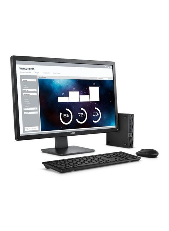 OptiPlex 3040 Micro Tower PC With Core i3 Processor/4GB RAM/500GB HDD Black