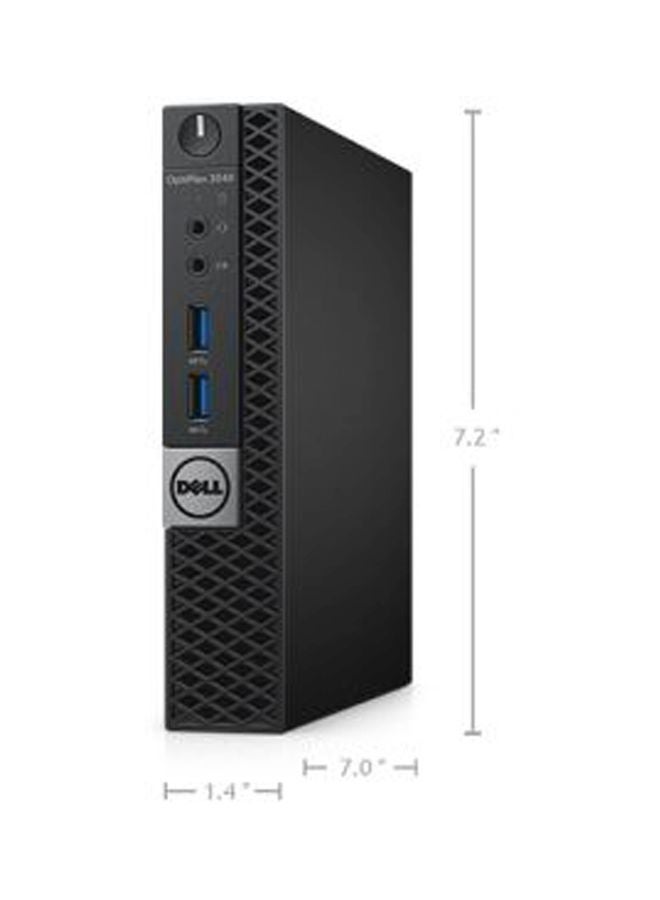 OptiPlex 3040 Micro Tower PC With Core i3 Processor/4GB RAM/500GB HDD Black