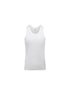 3 Pack Basic Plain Undershirts White