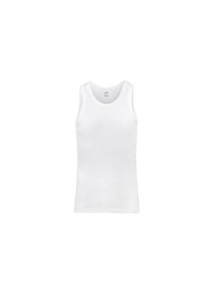 3 Pack Basic Plain Undershirts White