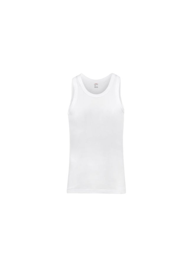 Lux - 3 Pack Basic Plain Undershirts White - Image 1
