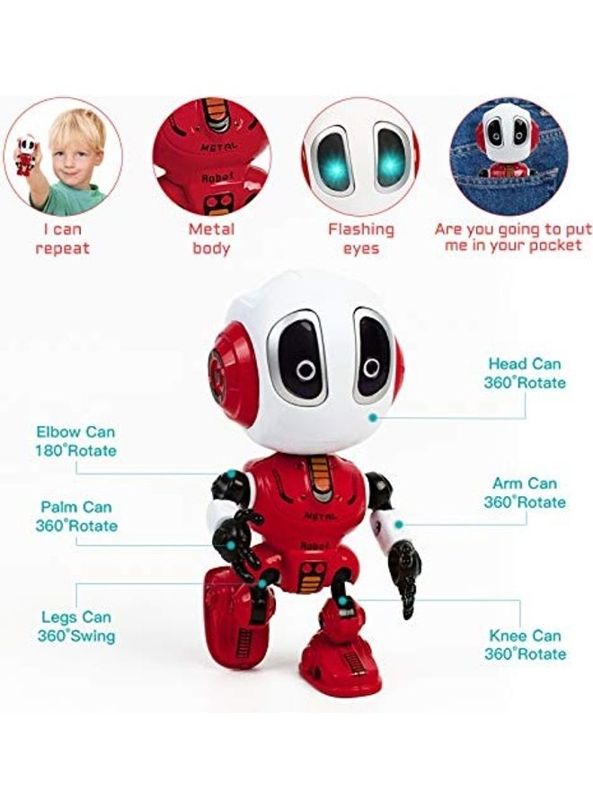 Refasy Talking Robot Toy With Flashing Lights And Touch Control - Image 2
