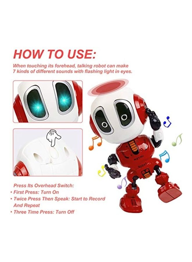Refasy Talking Robot Toy With Flashing Lights And Touch Control - Image 3