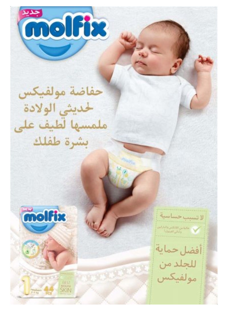Molfix - 10 Piece Comfort Fix Diapers Small Pack, Size 2 Mini (3-6 Kg) - Image 1