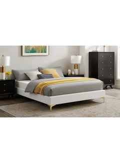 Sutton Single Bed Frame White 200x100cm