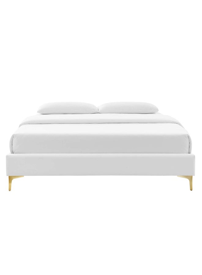 AtoZ Furniture - Sutton Single Bed Frame White 200x100cm - Image 1