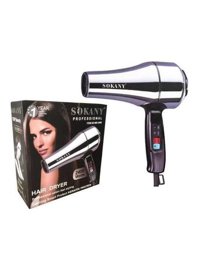 sokany MD-3000 Professional Hair Dryer Silver  - Image 2