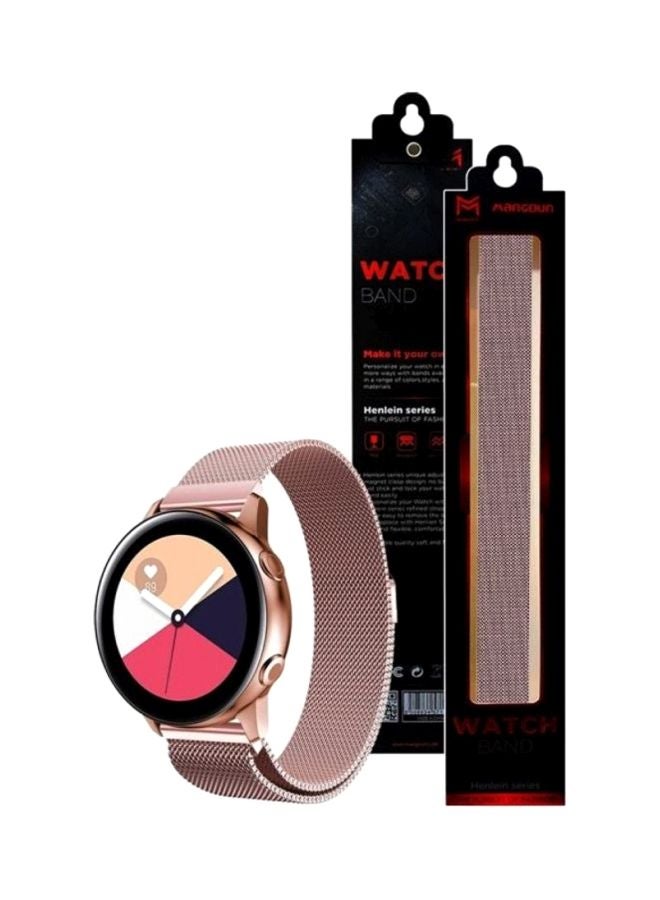 MARGOUN - Replacement Band For Samsung Galaxy Watch Active/Active 2 40/44 mm Rose Gold - Image 1