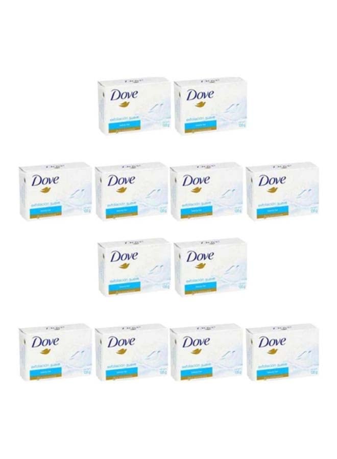 Dove Pack Of 12 Gentle Exfoliating Moisturizing Beauty Soap - Image 1