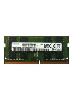 سامسونج وحدة ذاكرة رام DDR4 بتردد 2666 ميجاهرتز للابتوب أخضر/أسود/ذهبي  - Image 1