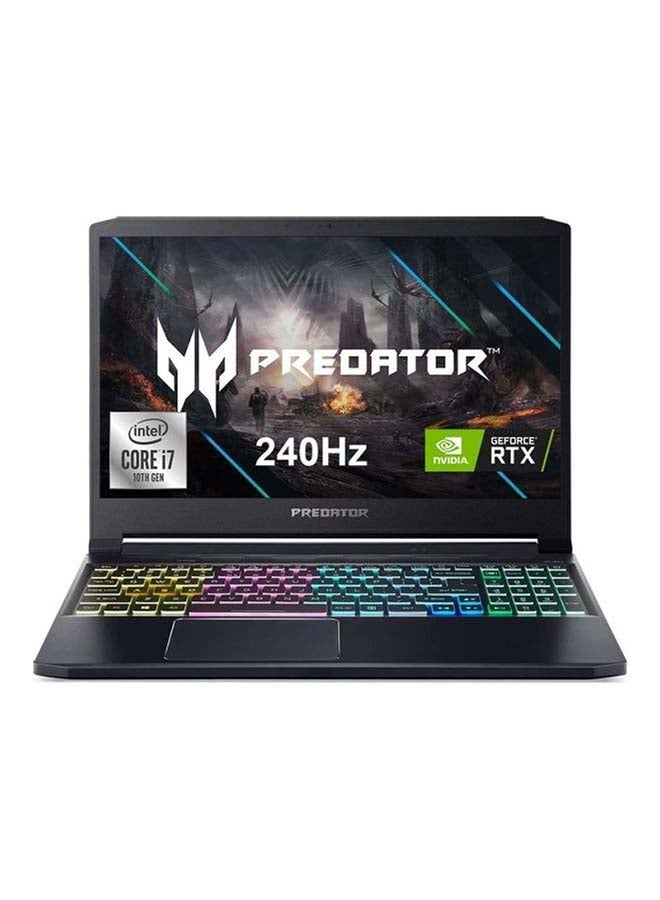 Acer Predator Triton 300 Gaming Laptop With 15.6-Inch FHD Display, Core i7-10750H Processer/16GB RAM/512GB SSD/8GB Nvidia GeForce RTX 2070 Max-Q Graphics Card ‎Black English/Arabic ‎Black  - Image 1