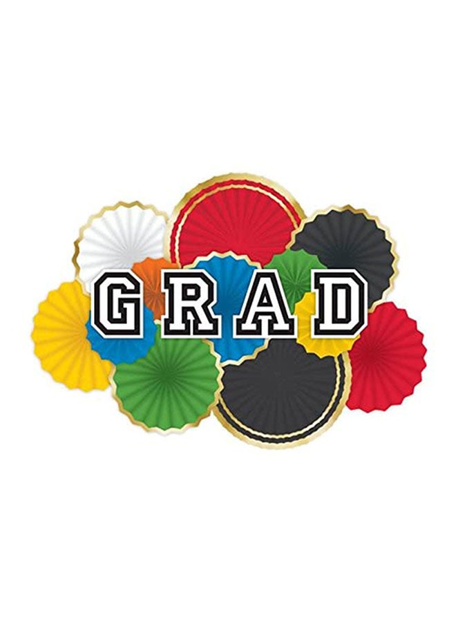 أمسكان طقم ورق خلفية بتصميم مروحة - Image 1