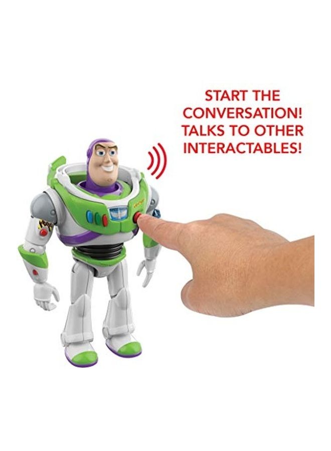Mattel Games Pixar Interactables Buzz Lightyear Action Figure 7inch  - Image 2
