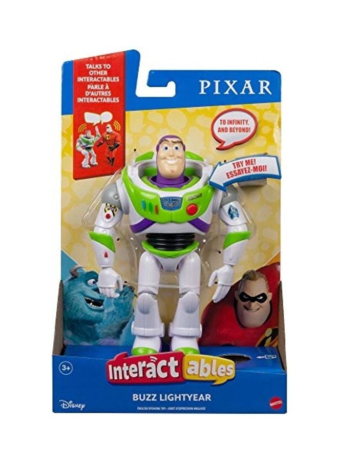 Mattel Games Pixar Interactables Buzz Lightyear Action Figure 7inch  - Image 4