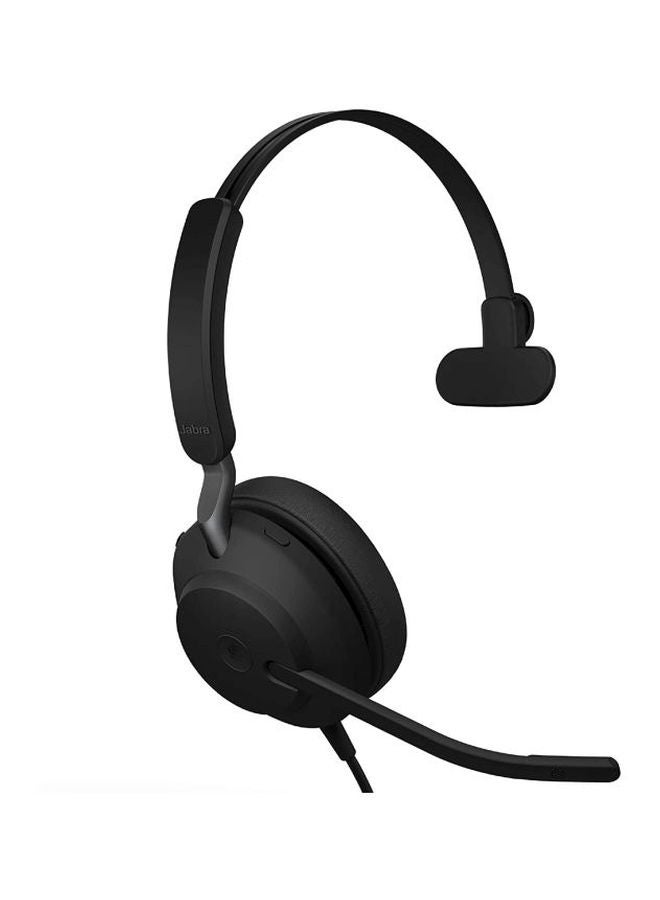 جابرا سماعة إيفولف 2 40 بمنفذ USB-C وبصوت ستيريو UC أسود - Image 3