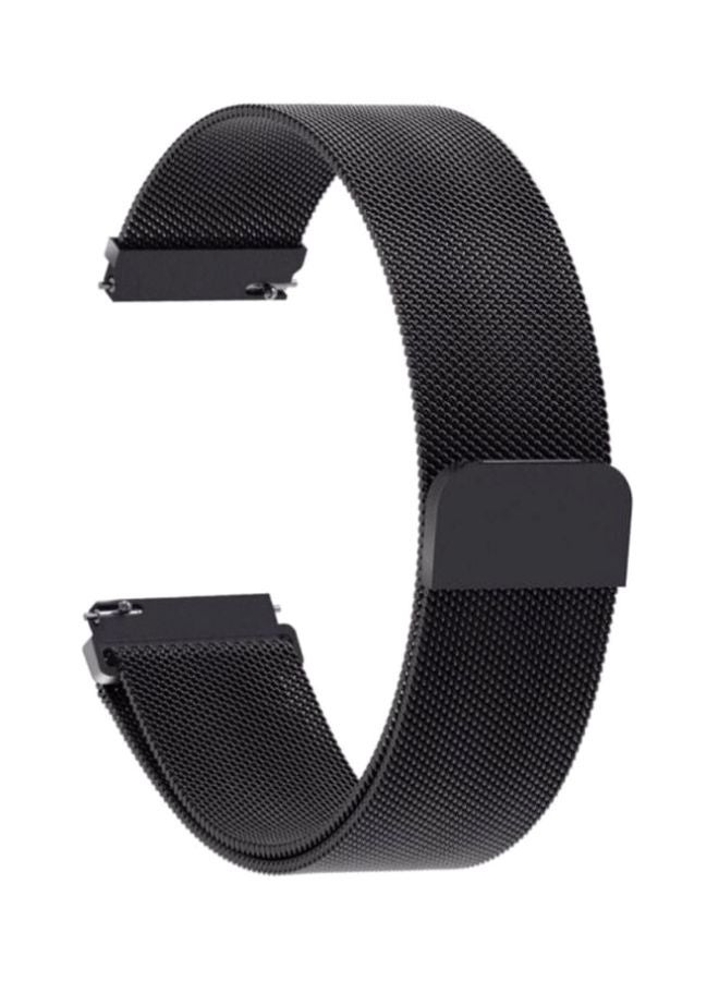 MARGOUN - Replacement Band For Samsung Galaxy Watch Active/Active 2 40/44 mm black - Image 1