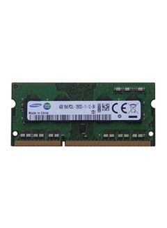 سامسونج وحدة ذاكرة رام بـ 204 دبابيس نوع DDR3 PC3L بتنسيق SODIMM ومعدل نقل 12800 ميجابايت في الثانية للابتوب أخضر/أسود/ذهبي 