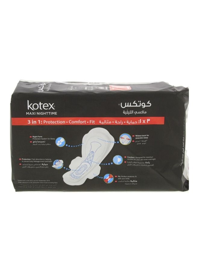 كوتكس طقم فوط ماكسي ليلية يحتوي على 16 قطعة أبيض 100جرام - Image 2