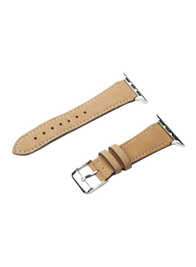 Voberry Replacement Band For Apple Watch Series 3/2/1 Brown - Image 1