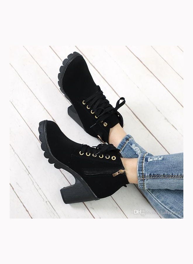 Generic - Marten Zipper Ankle Boot Black - Image 1