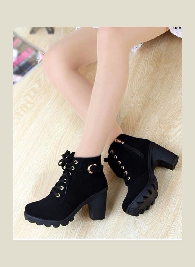 Generic - Marten Zipper Ankle Boot Black - Image 1