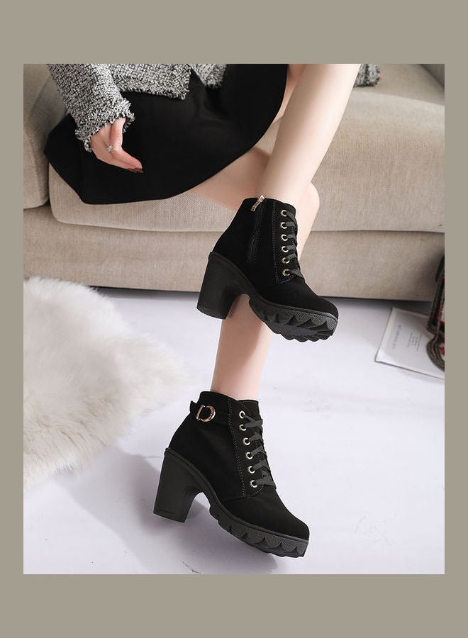 Generic - Marten Zipper Ankle Boot Black - Image 1