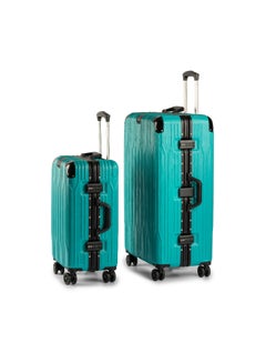 Kenza 2-Piece Spinner Wheel Luggage Set Green  - Image 2