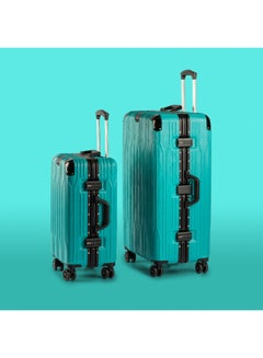 Kenza 2-Piece Spinner Wheel Luggage Set Green  - Image 3