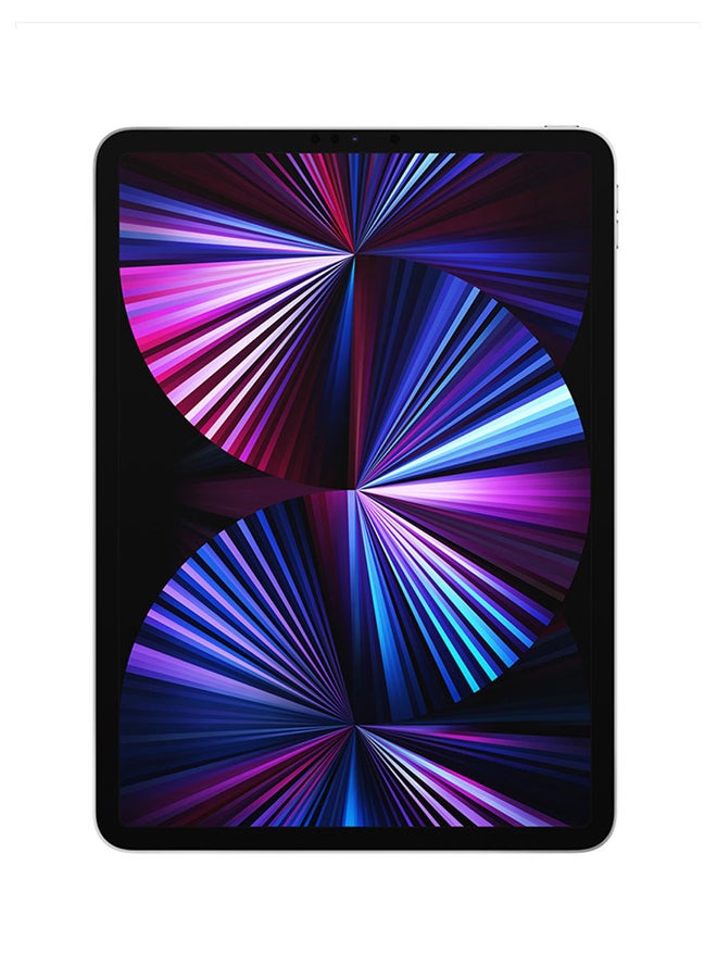 Apple - iPad Pro 2021 (3rd Generation) 11-inch M1 Chip 1TB Wi-Fi Silver with Facetime - Middle East Version - Image 1