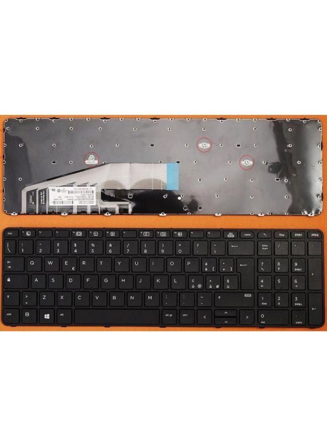 HP لوحة مفاتيح بديلة للابتوب إتش بي برو بوك 450 G3 أسود - Image 3