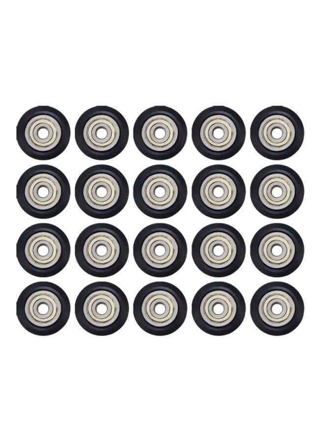 Aibecy 20-Piece Pulley Wheel For 3D Printer Black/Silver  - Image 1