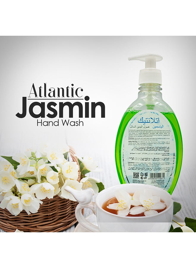 Atlantic - 3-Piece  Jasmine Liquid Hand Wash Pack Green 500ml - Image 1