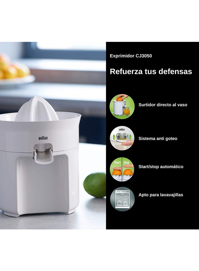 BRAUN - Tribute Collection White Citrus Juicer 350.0 ml 60.0 W CJ3050 Clear/White - Image 1