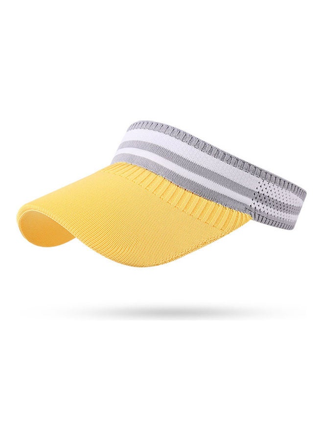 Generic Adjustable Stripes Design Sun Protection Visor Hat