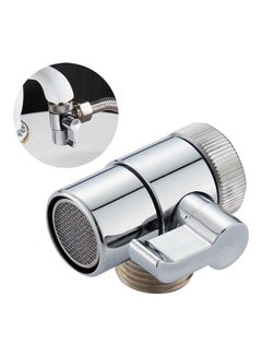 Generic 3-Way Diverter Home Kitchen Bathroom Bidet Basin Faucet Adapter Silver  - Image 1