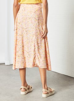 Y.A.S Midi Wrap Skirt Multicolour  - Image 2