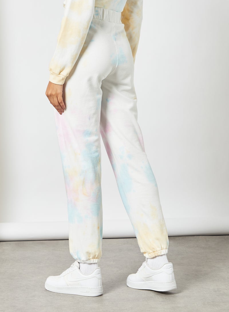 PIECES - Tie Dye Sweatpants Multicolour - Image 1