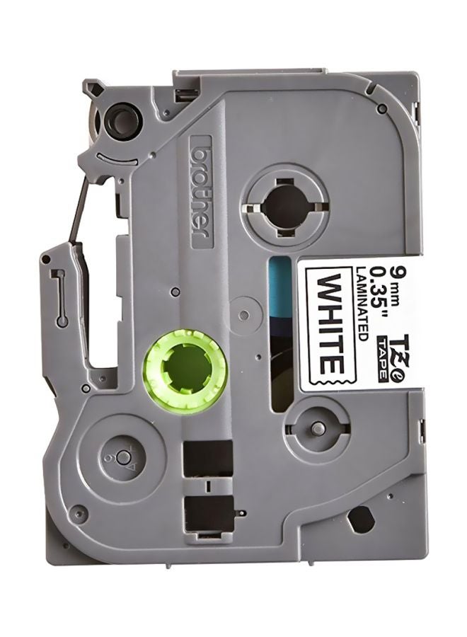بروذر شريط لاصقTz-E221 بي-تاتش مغلف بطبقة واقية مقاس 9 مم - لون أسود على أبيض  - Image 3