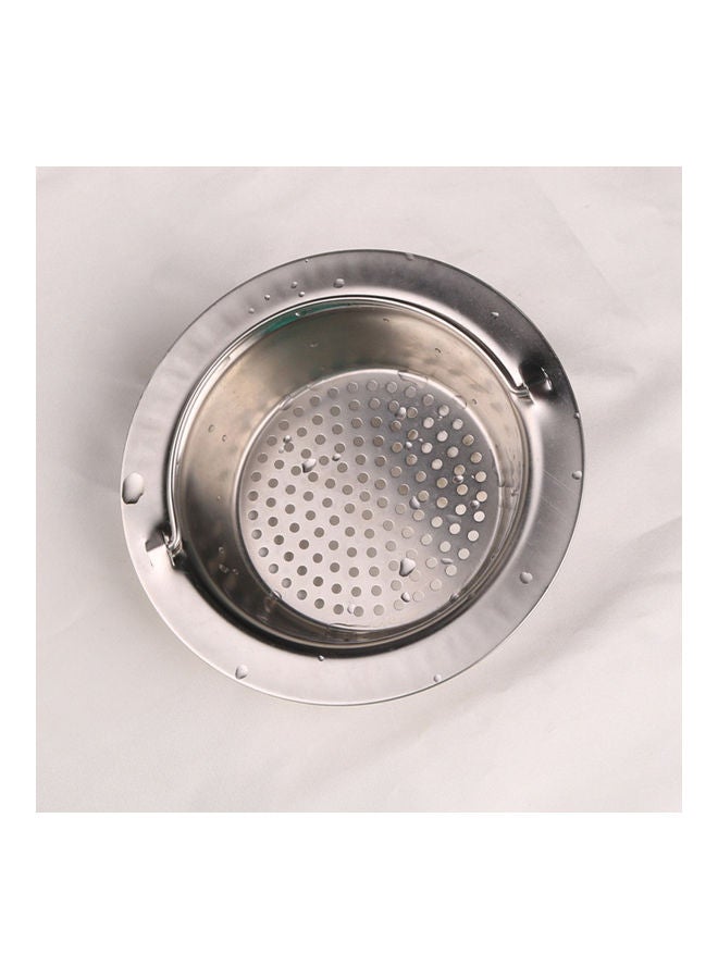 Stainless Steel Sewer Sink Strainer Silver - Image 2