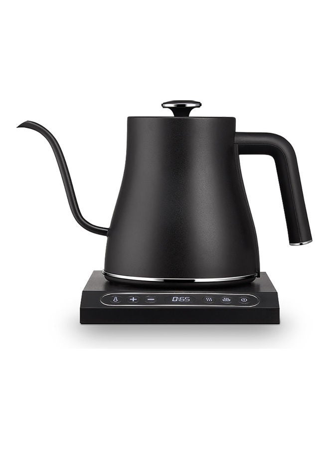 Electric Gooseneck Kettle Pour Over Kettle Coffee Kettle 100% Stainless Steel Inner Lid Bottom Quick Heating 0.8 L 1200 W LPS-1995 Matte Black - v1623749570/N48223947A_1