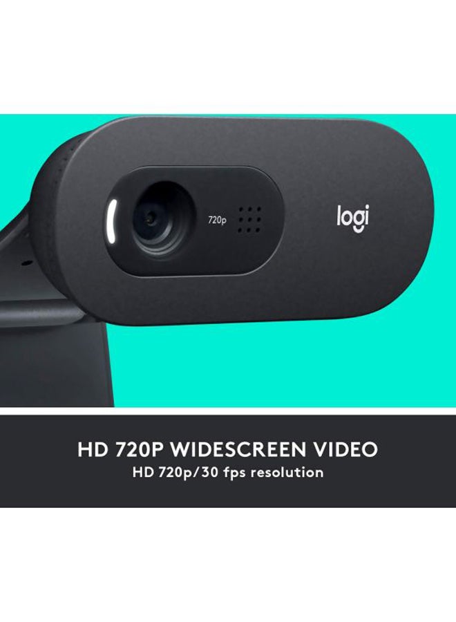 Logitech - C505e HD WebCam Black - Image 1