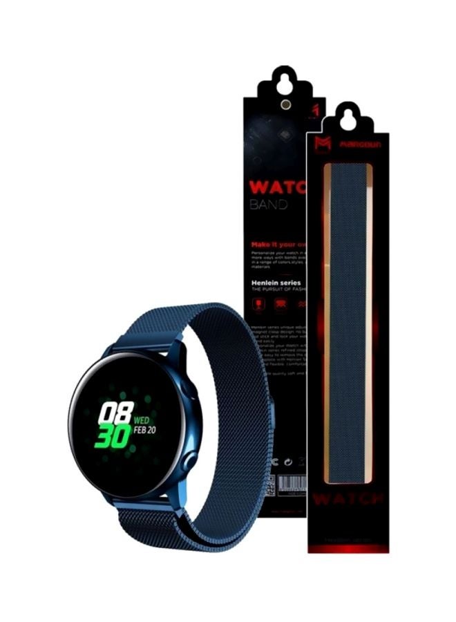 MARGOUN - Replacement Band For Samsung Galaxy Watch Active/Active 2 40/44 mm Blue - Image 1