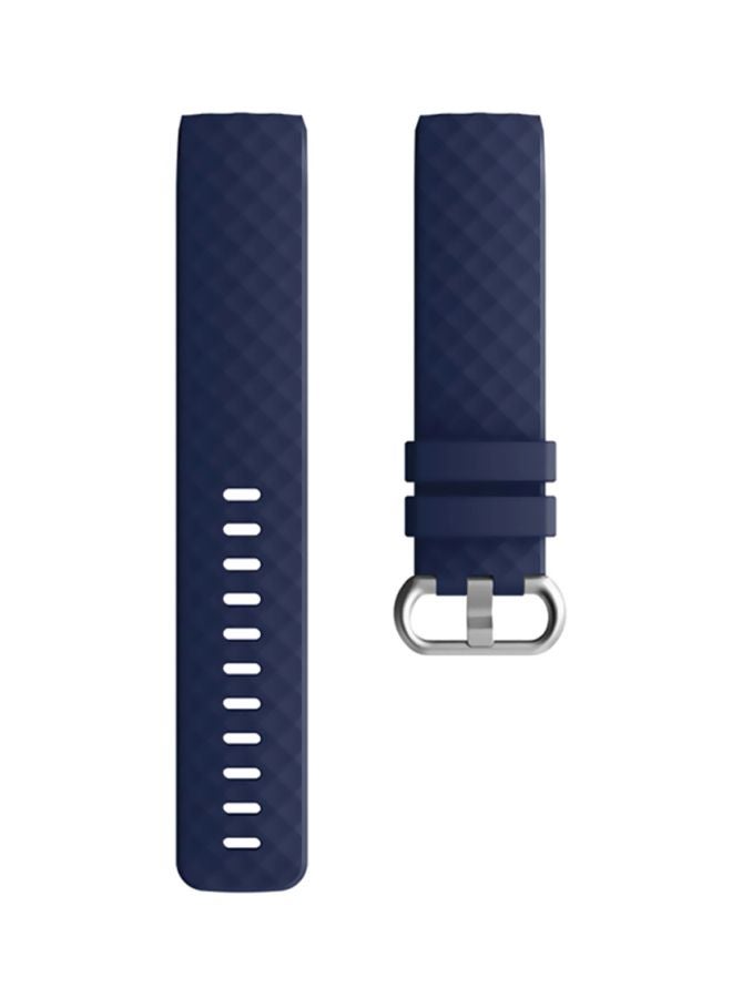 Voberry Replacement Strap Band For Fitbit Charge 3 Dark Blue - Image 2