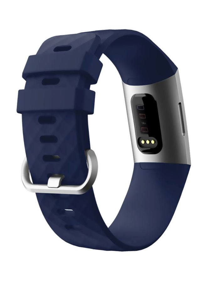 Voberry Replacement Strap Band For Fitbit Charge 3 Dark Blue - Image 3