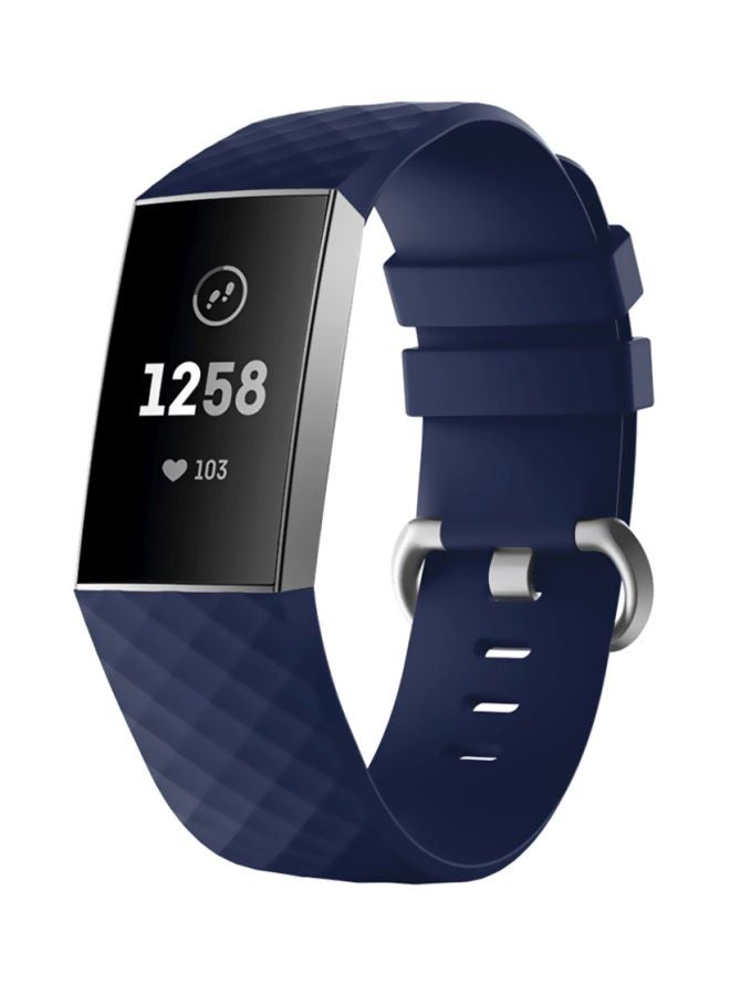 Voberry Replacement Strap Band For Fitbit Charge 3 Dark Blue - Image 4
