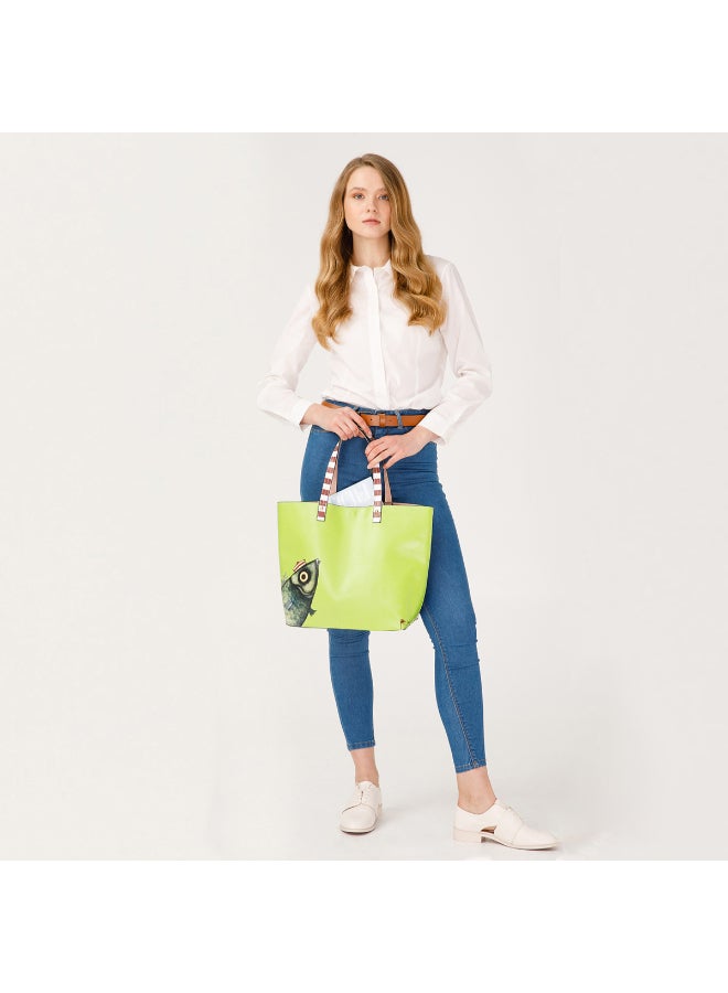Biggdesign - Casual Pistachio Tote Multicolour - Image 1