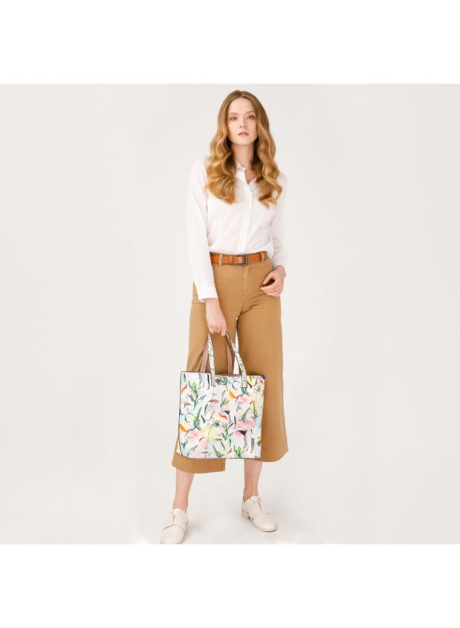 Biggdesign - Faces Printed Tote Multicolour - Image 1